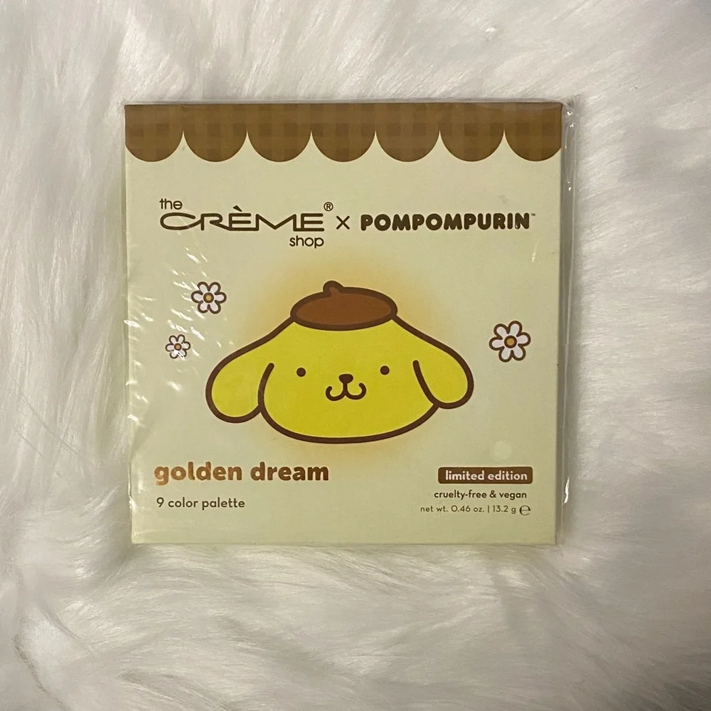 The Crème Shop x Pompompurin Golden Dream Eyeshadow Palette